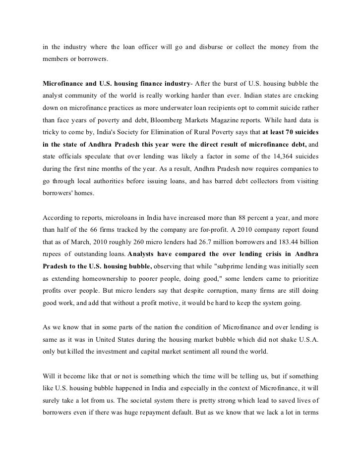 Microfinance examples image