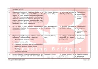 National conference 2014 report, final draft
