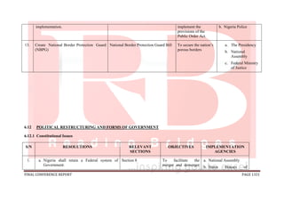National conference 2014 report, final draft