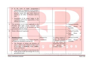 National conference 2014 report, final draft