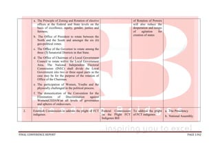 National conference 2014 report, final draft