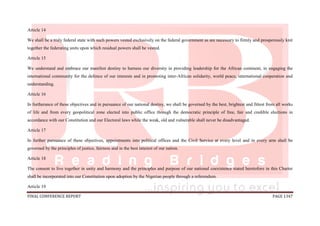 National conference 2014 report, final draft