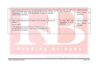 National conference 2014 report, final draft