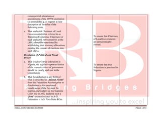 National conference 2014 report, final draft