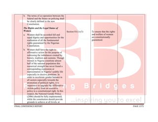 National conference 2014 report, final draft