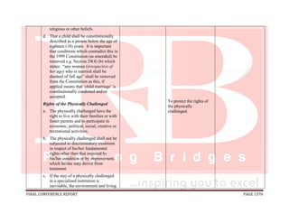 National conference 2014 report, final draft