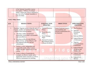 National conference 2014 report, final draft