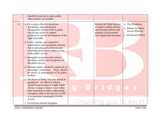 National conference 2014 report, final draft