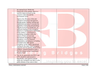 National conference 2014 report, final draft