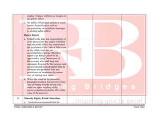 National conference 2014 report, final draft