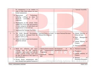 National conference 2014 report, final draft