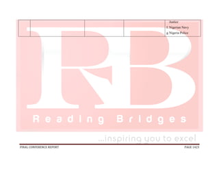 National conference 2014 report, final draft