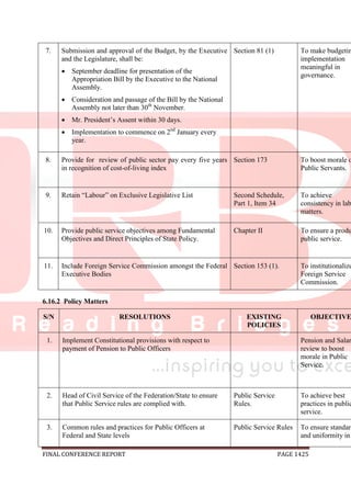 National conference 2014 report, final draft