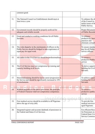 National conference 2014 report, final draft