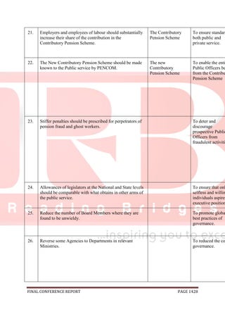 National conference 2014 report, final draft
