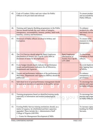 National conference 2014 report, final draft