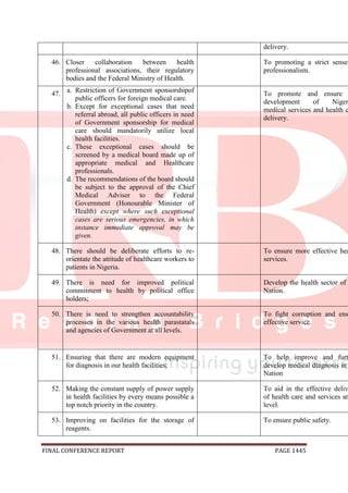 National conference 2014 report, final draft