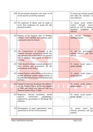 National conference 2014 report, final draft