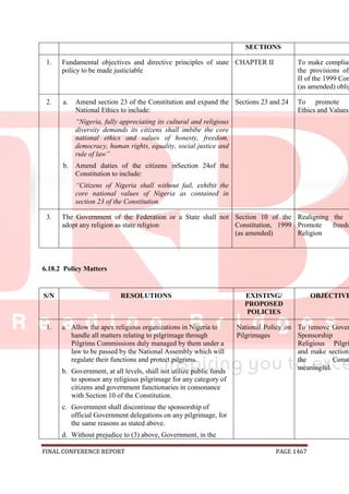 National conference 2014 report, final draft