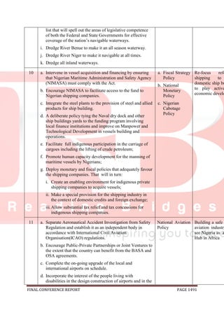 National conference 2014 report, final draft