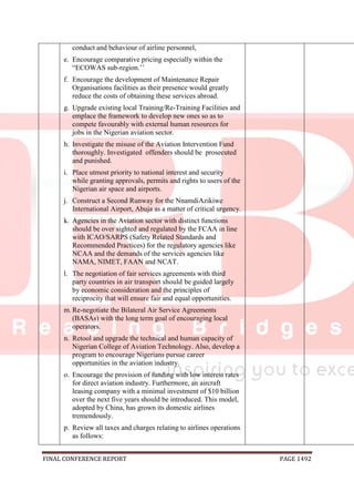 National conference 2014 report, final draft