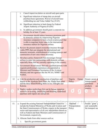 National conference 2014 report, final draft