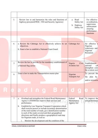 National conference 2014 report, final draft