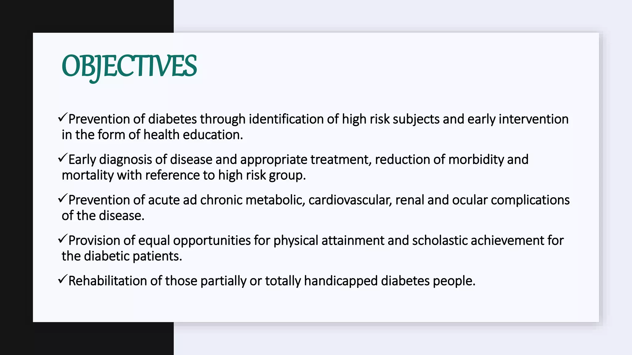 National control programme for diabetes | PPTX | Endocrine and ...