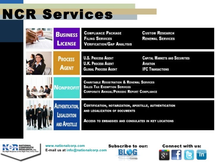 National Corporate Research, Ltd. (NCR) Company Profile