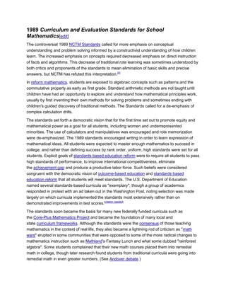 National council of teachers of mathematics | DOCX