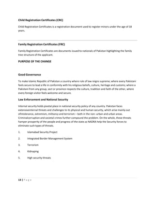Frc Format Nadra Pakistan doc | DOCX