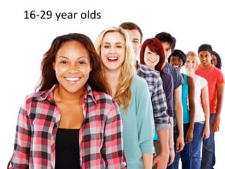 16-29	year	olds	
 