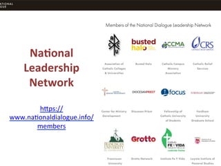 Na1onal	
Leadership	
Network		
	
hMps://
www.na>onaldialogue.info/
members		
 