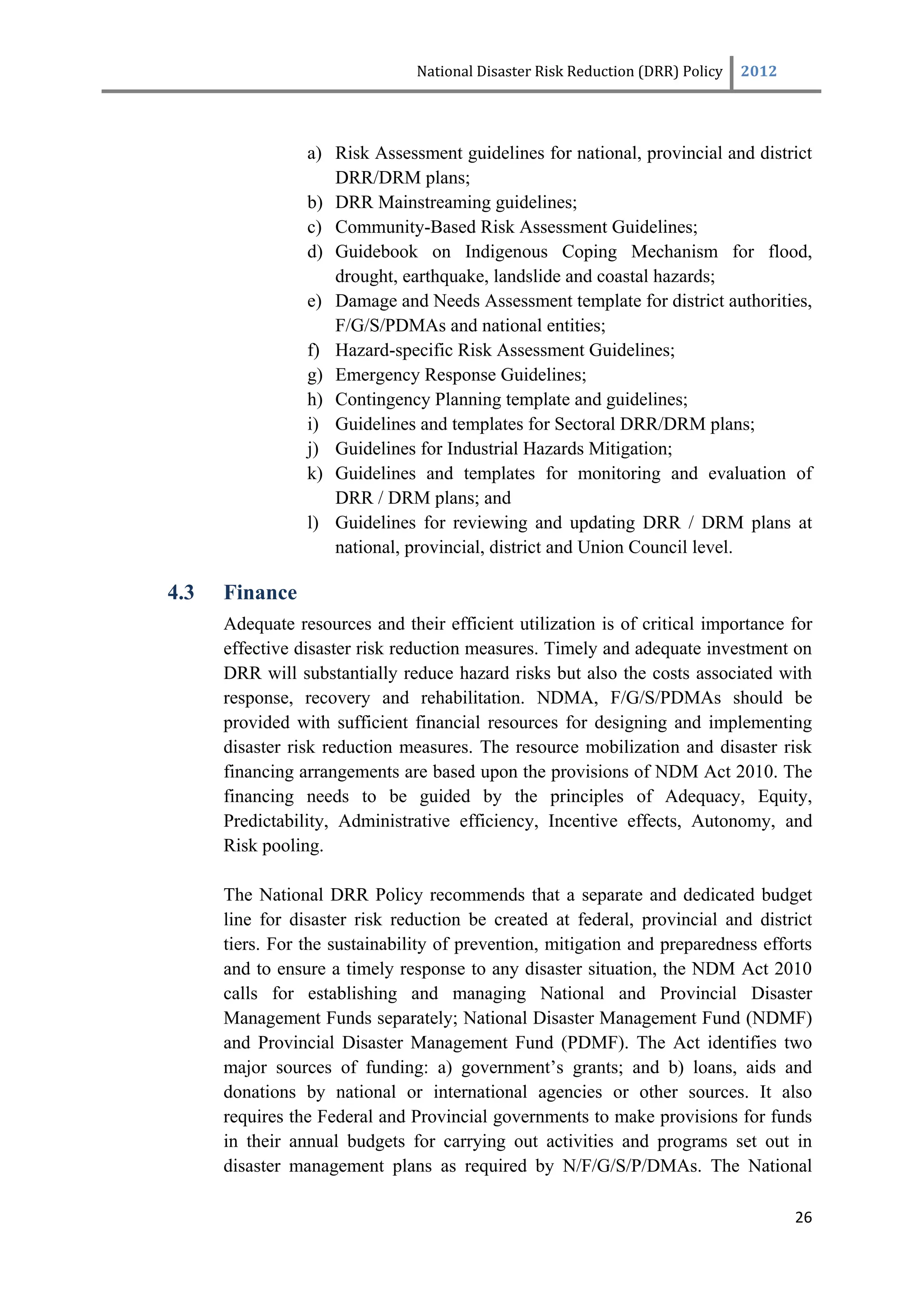 National Disaster Risk Reduction Policy 2012.pdf