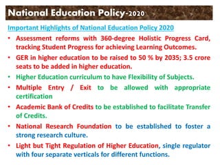 National education policy part 1 | PPTX