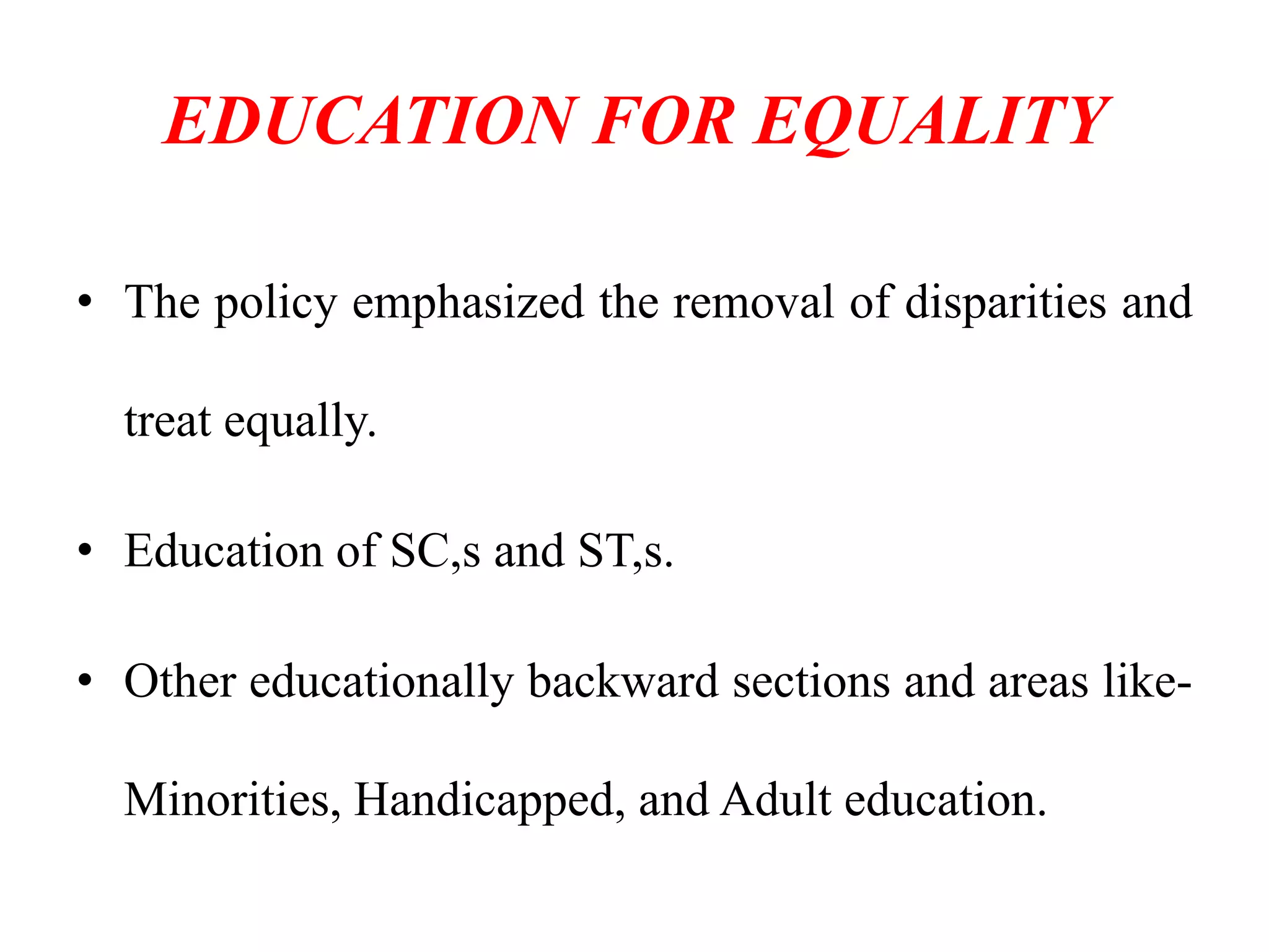 National education policy(1986) | PPTX