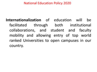National education policy 2020 | PPTX