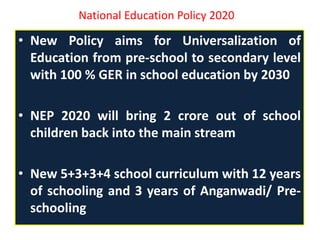 National education policy 2020 | PPTX