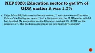 National education policy 2020 | PDF