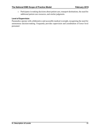 Example Ems Scope National ems scope_of_practice_model_2019 | PDF