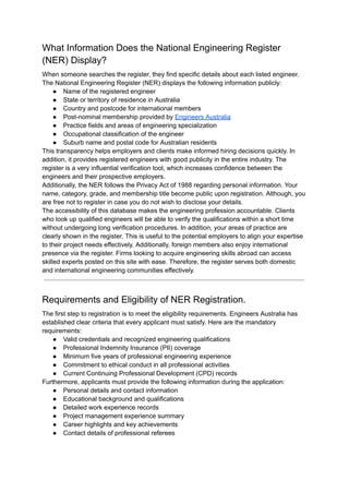 National Engineering Register Logo National Engineering Register (NER) Guide – Registration Process ...