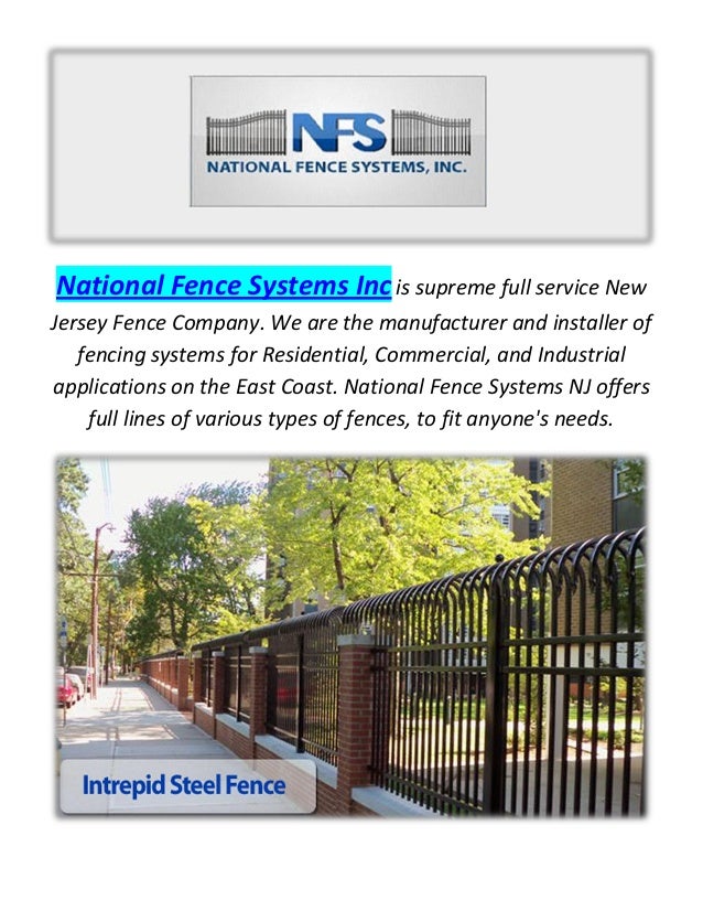 National Fence Systems Inc New Jersey Fence Company