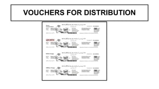 VOUCHERS FOR DISTRIBUTION
 
