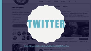 TWITTER
H T T P S : / / T W I T T E R . C O M / N AT I O N A L F FA
 