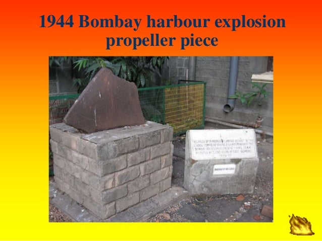 1944 Bombay harbour explosion
propeller piece
 