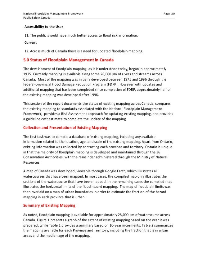national floodplain mapping assessment final report how does a floodplain form