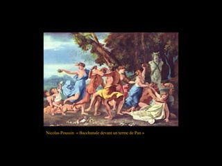 Nicolas Poussin « Bacchanale devant un terme de Pan »
 