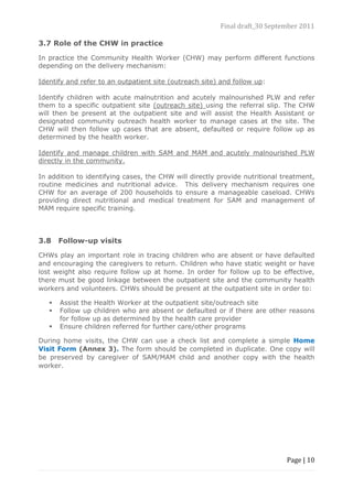 National guideline cmam bangladesh | PDF