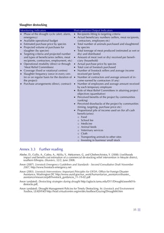 Destocking Availability National guidelines | PDF