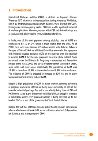 National Guidelines for Diagnosis & Management of Gestational Diabetes ...